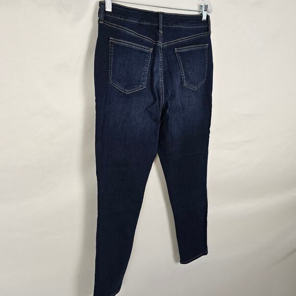 Style & Co Jeans Women's 12P Blue Dark Wash Skinny Ankle - Picture 14 of 16